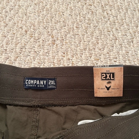 Men's Company 81 Camouflage Cargo Shorts - Size 2XL/XXL - Picture 3 of 4